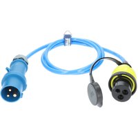 Kalle Das Kabel - Kalle Landanschlusskabel cee 230V 16A 2,5mm² Philippi Kupplung Extreme Blau IP44 1,5 Meter von KALLE DAS KABEL