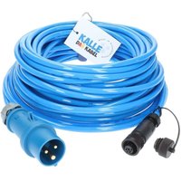 Kalle Landanschlusskabel cee 230V 16A 2,5mm² Philippi Kupplung RS692 Extreme Blau IP44 5 Meter von KALLE DAS KABEL