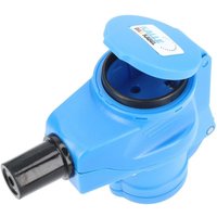 Kalle Das Kabel - Kalle Verlängerungskabel cee 230V 16A 2,5mm² Winkel Extreme Blau IP44 25 Meter von KALLE DAS KABEL