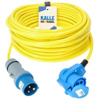 Kalle Verlängerungskabel CEE 230V 16A 2,5mm² Winkel Extreme Signal Gelb IP44 15 Meter Kalle Verlängerungskabel CEE 230V 16A 2,5mm² Winkel Extreme Signal Gelb IP44 15 Meter von KALLE DAS KABEL