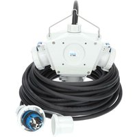 Stromverteiler kalle Aquasafe Delta-Box schuko IP68 15 Meter von KALLE DAS KABEL