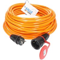 Kalle Das Kabel - Kalle Verlängerungskabel Schuko 2,5mm² Extreme Signal Orange IP54 10 Meter Kalle Das Kabel - Kalle Verlängerungskabel Schuko 2,5mm² Extreme Signal Orange IP54 10 Meter von KALLE DAS KABEL
