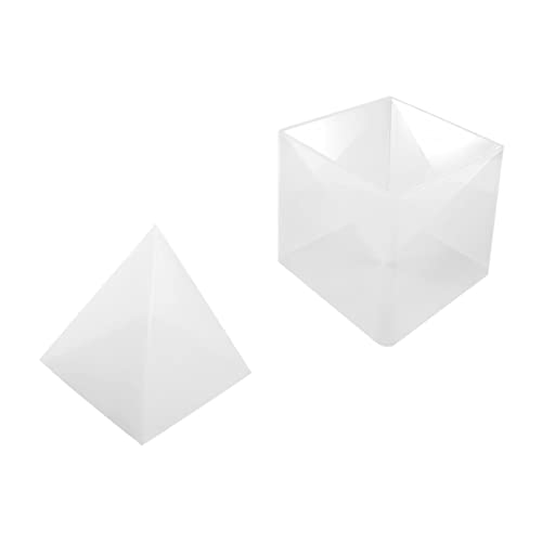 KALLORY 1 Satz Pyramidenform Herstellung Silikonform Pyramidendekor Silikon -backform Dreieckige Formen Desktop-dekorform Desktop- -formen Silikonschmuckform Für Harz Kieselgel Weiß KALLORY 1 Satz Pyramidenform Herstellung Silikonform Pyramidendekor Silikon -backform Dreieckige Formen Desktop-dekorform Desktop- -formen Silikonschmuckform Für Harz Kieselgel Weiß von KALLORY
