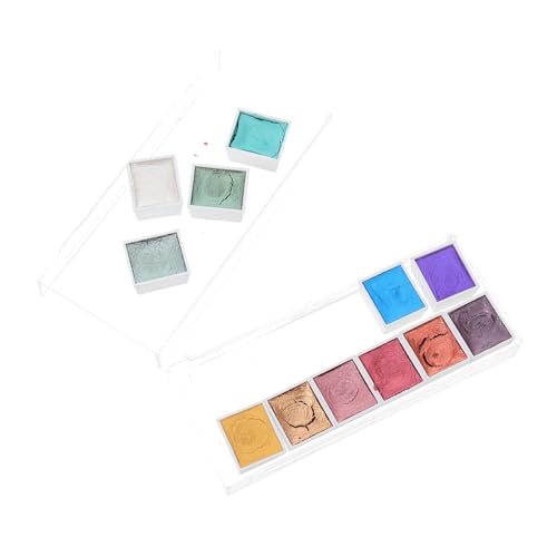 KALLORY Solid Pearlescent Watercolor Pigment Farben Metallbox Für Künstler Für Malerei -projekte Und Kreative Aktivitäten KALLORY Solid Pearlescent Watercolor Pigment Farben Metallbox Für Künstler Für Malerei -projekte Und Kreative Aktivitäten von KALLORY