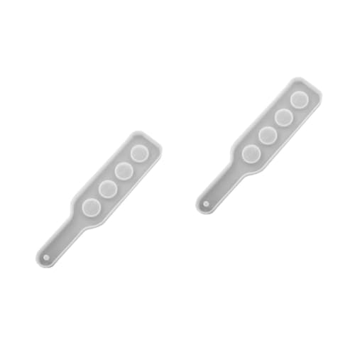 KALLORY 2 Stück Form für Weinglasschalen Weinregal Herstellung Heimdekoration Tablett handgefertigte Handwerksform Tassenständer geformte Form Schalengussform DIY-Tool Kieselgel Weiß von KALLORY