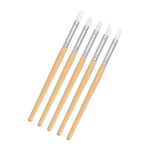 KALLORY 5 Stück Silikonstift Polymer -Ton Skulptionsinstrumente Fondant-Skulptur-Stift Keramik Tonpinselwerkzeug Tonwerkzeuge Formen Modellierwerkzeuge aus Ton Tonformwerkzeug Kieselgel KALLORY 5 Stück Silikonstift Polymer -Ton Skulptionsinstrumente Fondant-Skulptur-Stift Keramik Tonpinselwerkzeug Tonwerkzeuge Formen Modellierwerkzeuge aus Ton Tonformwerkzeug Kieselgel von KALLORY