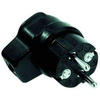 Kalthoff - 919171 Schutzkontakt-Winkelstecker Gummi 250 v Schwarz IP44 von KALTHOFF