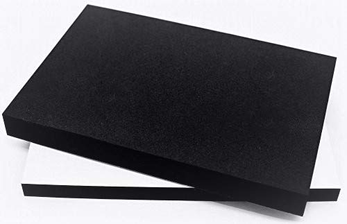 EPDM Zellkautschuk Dichtungsmatte einseitig, selbstklebend Moosgummi - Größe A4 200x300mm - Stärke in 1 mm (200x300x1mm) Premium-Qualität mit Geld-zurück-Garantie von KAMAN Smart Equipments