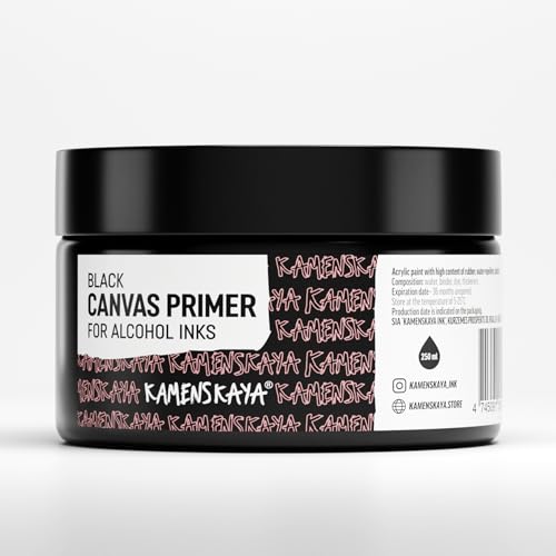 KAMENSKAYA Acryllatex-Gesso (250 ml, Schwarz) von KAMENSKAYA