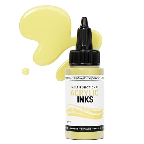 KAMENSKAYA-Acryltinten für Künstler - 'Banane' Acryltinte, 1 Fl Oz (30 ml) von KAMENSKAYA
