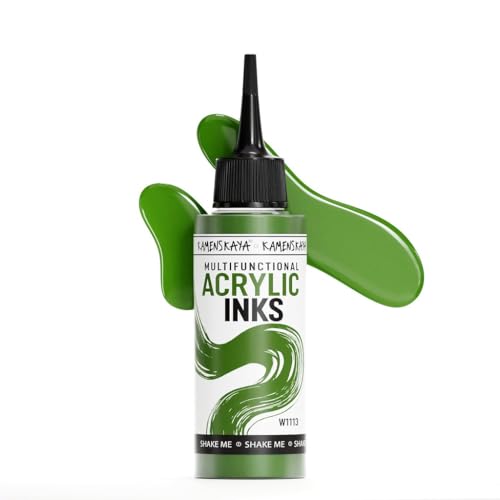 KAMENSKAYA-Acryltinten für Künstler - 'Moos' Acryltinte, 3.38 Fl Oz (100 ml) von KAMENSKAYA
