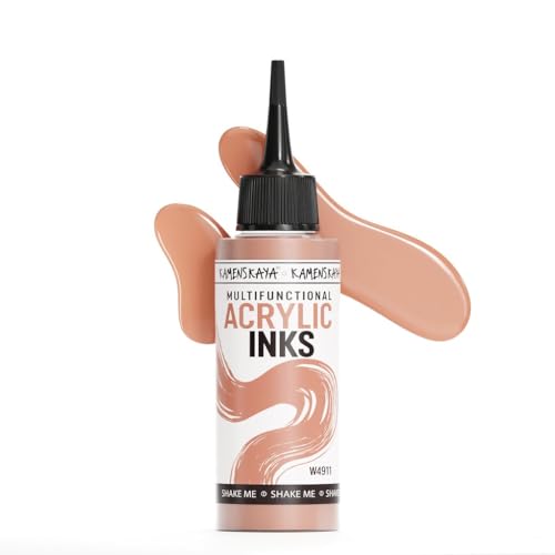 KAMENSKAYA-Acryltinten für Künstler - 'Pfirsich' Acryltinte, 3.38 Fl Oz (100 ml) von KAMENSKAYA