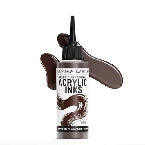 KAMENSKAYA-Acryltinten für Künstler - 'Schokolade' Acryltinte, 3.38 Fl Oz (100 ml) von KAMENSKAYA