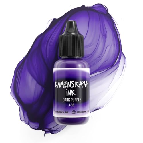 KAMENSKAYA Alkoholtinte Basic Line A 15ml (36 Dark Purple) von KAMENSKAYA