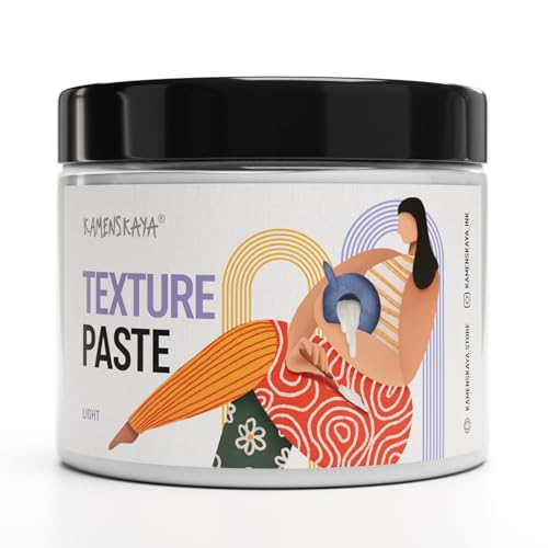 KAMENSKAYA Leichte Texturpaste - Modellierpaste Acryl Medium - 16.9 fl oz (500 ml) von KAMENSKAYA