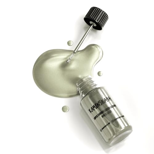 KAMENSKAYA Liquid White Gold Leaf Paint: Alcohol Based Fast Drying White Gold Liquid Gilding, 0.68 fl oz (20 ml) von KAMENSKAYA
