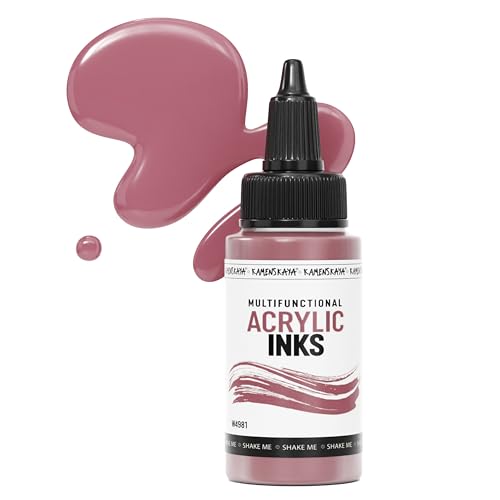 KAMENSKAYA-Acryltinten für Künstler - 'Weinlese-Rose' Acryltinte, 1 Fl Oz (30 ml) von KAMENSKAYA