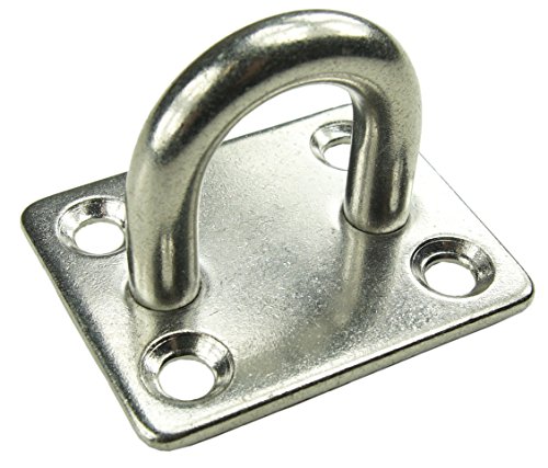 KAMERO 5X Edelstahl V4A, Augplatte, Decksplatte, D12, 70x50mm von KAMERO