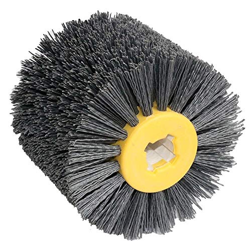 KAMIAK TopfbüRste Winkelschleifer 1 stück Entbindung Nylon Sanddrahtbürste Runde Bürstenkopf Polierwerkzeug Sisal Möbel Möbel Holzschnitzerei ScheibenbüRste (Size : 120) von KAMIAK