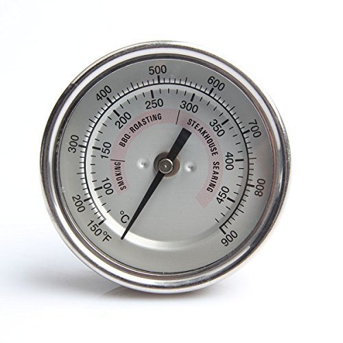 BBQ Grill Temperaturanzeige Wasserdicht Große Fläche für Kamado Grill Joe Barbecue Holzkohlegrill Edelstahl 140-1100 ℉ Kochthermometer für Ofen Holzofen Zubehör Werkzeug Set Up Easy BBQ Grill Temperaturanzeige Wasserdicht Große Fläche für Kamado Grill Joe Barbecue Holzkohlegrill Edelstahl 140-1100 ℉ Kochthermometer für Ofen Holzofen Zubehör Werkzeug Set Up Easy von KAMaster