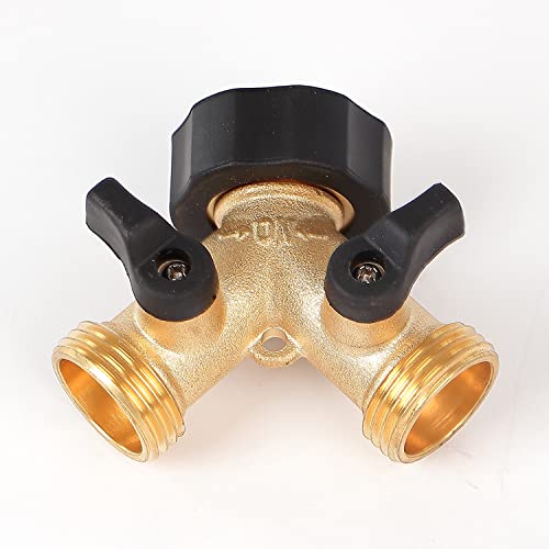 2-Wege Y-Verteiler für Zulaufschläuche, 3/4 Zoll zum Anschluss von 2 Geräten (Ventil YV03) von KANANA