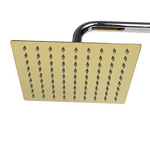 20cm Regendusche Regenbrause Brause Duschkopf Kopfbrause (Gold01) von KANANA