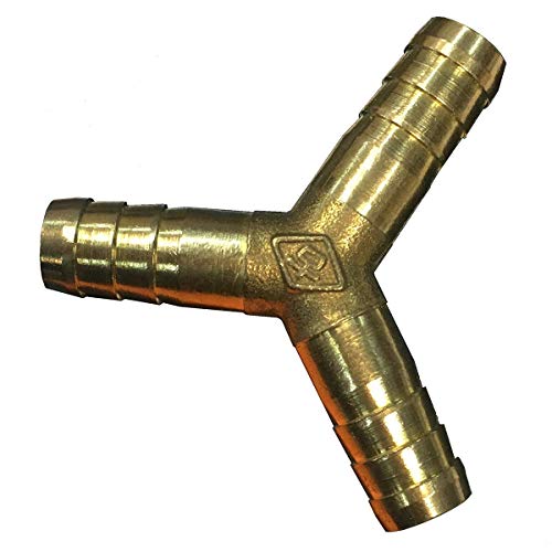 KANANA Y, T-Verteiler 12mm, 16mm, 19mm Gartenschlauch Schlauch Schlauchverbinder (VGS), Durchmesser:Y Form 12mm von KANANA