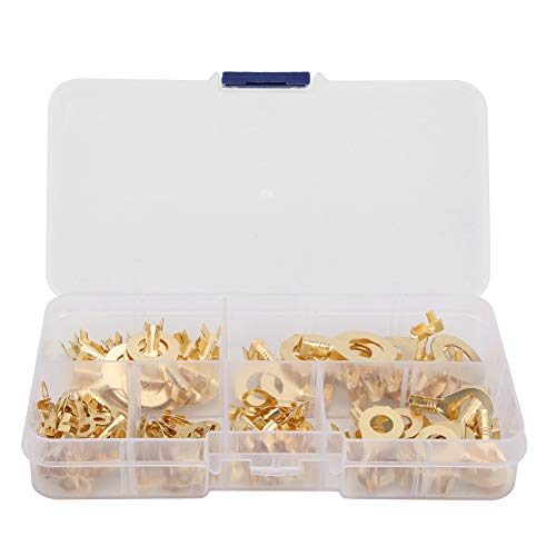 150pcs Ring-Terminals Messingkabelanschluss Verkabelungszubehör Elektrische Teile flammenretardant von KANASI