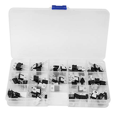70pcs 14 Werte Drei terminale positive negative Spannungsregler-Transistor Set Over-To-Protection Elektronische Komponente für DIY-Enthusiasten 70pcs 14 Werte Drei terminale positive negative Spannungsregler-Transistor Set Over-To-Protection Elektronische Komponente für DIY-Enthusiasten von KANASI