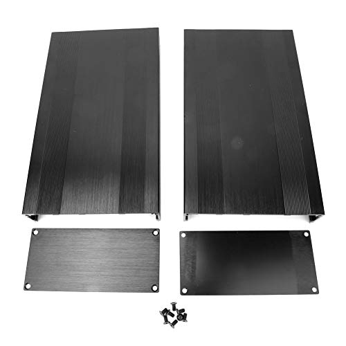 Aluminum Electronic Cooling Case Enclosure Box Split Type Amplifier GPS Accessories (250mm long) von KANASI