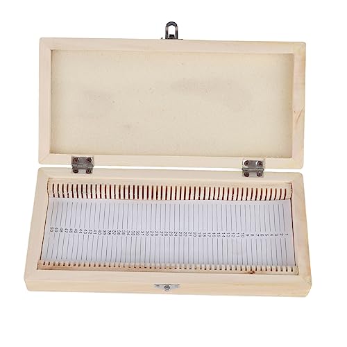Biology Glass Prepared Microscope Slides Specimens Wooden Slide Storage Box Case for Biology Slice Collection Biology Glass Prepared Microscope Slides Specimens Wooden Slide Storage Box Case for Biology Slice Collection von KANASI