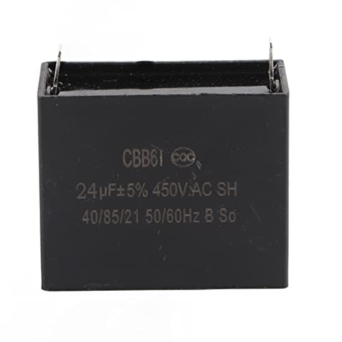 CBB61 Startkondensatorgenerator 450 V AC 24UF Langlebige Laufkondensatorgasgeneratoren Schwarz von KANASI