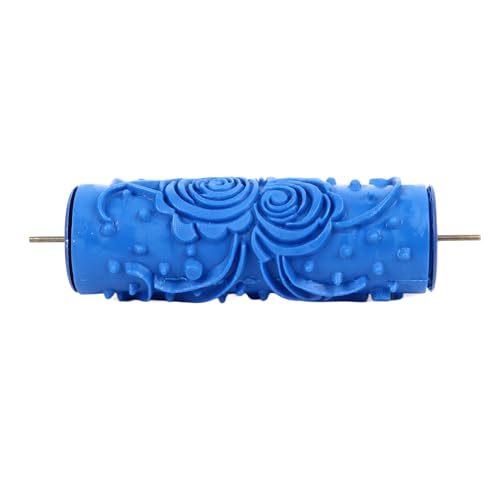 Gummi -Muster -Lackwalzen -Textur Roller Schablone für die Wanddekoration (ZZ0077 Flower) von KANASI