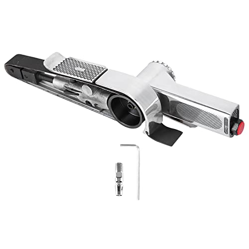 Industrieller Luftgürtelschleifer Pneumatisches Polierwerkzeug langlebig 16000 U/min 10 * 330 mm/20 * 520 mm (20 * 520 mm) von KANASI