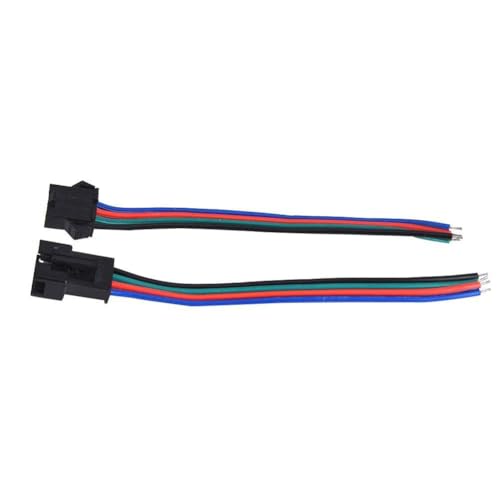 KANASI 50 Paar Stecker Kabel Männlich Frauen 4 Pin -Kupferkernkern -LED -Streifen 10 cm Länge Beleuchtungszubehör langlebig PVC -Isolierung Material KANASI 50 Paar Stecker Kabel Männlich Frauen 4 Pin -Kupferkernkern -LED -Streifen 10 cm Länge Beleuchtungszubehör langlebig PVC -Isolierung Material von KANASI
