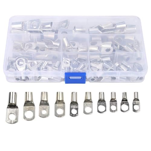 Kupferdraht-Steck verbinder Ring-Terminal-Set Silber-Elektro zubehör für Industrie zubehör von KANASI