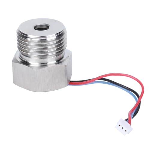 Pressure Transmitter Sensor G1/2 Flat Film 0-10/30/100/300/500Bar 5V DC Analog 3-Wire Industrial Accessory (0-100Bar) von KANASI