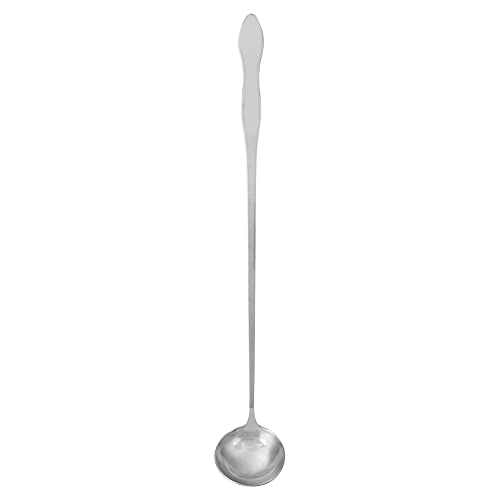 STAINLESS STEEL LONG HANDLE BAR MIXING SPOON STURDY TEARDROP SHAPE FOR COFFEE TEA WAX CANDLE (Long handle mixing spoon) von KANASI