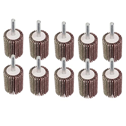 Schleifenpolierrad Schleifen Schleifpapier Klapprad -Scheibe 10pcs 6 mm Schaft 30 x 40 x 6 mm zylindrischem Schleifkopf ideal für das Luftfahrtpolieren Schleifenpolierrad Schleifen Schleifpapier Klapprad -Scheibe 10pcs 6 mm Schaft 30 x 40 x 6 mm zylindrischem Schleifkopf ideal für das Luftfahrtpolieren von KANASI