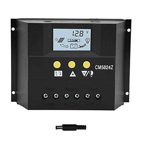Solar Charge Controller PWM Charger Regulator with Temperature Sensor CM5024 12V24V50A Intelligent Multi-purpose User-friendly LCD Display Auto Identification High Efficiency Solar Charge Controller PWM Charger Regulator with Temperature Sensor CM5024 12V24V50A Intelligent Multi-purpose User-friendly LCD Display Auto Identification High Efficiency von KANASI