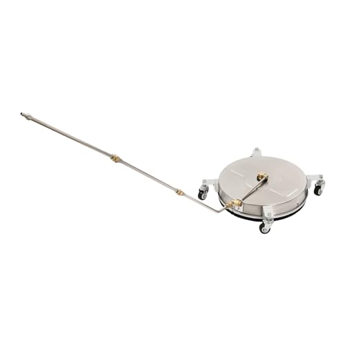 KANBCNG 2-in-1-Oberflächenreiniger 4000 PSI Pressure Washer Surface Cleaner mit 4 Universalräder Verlängerten Stange 3/8''-Universalanschluss Hochdruckreiniger Flächenreiniger von KANBCNG