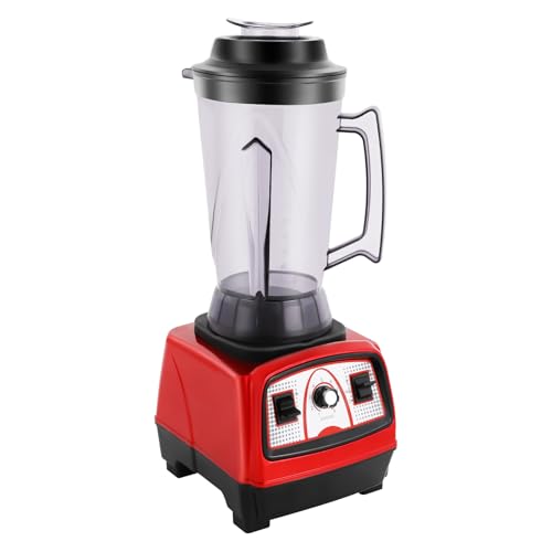 KANBCNG 2200 W Tischmixer Gewerblicher 4L Standmixer Mixer Edelstahlklingen 9 Einstellbare Geschwindigkeitsstufen Selbstreinigungsfunktion Smoothie Mixer Obst Blender Mixer Hochleistungsmixer von KANBCNG