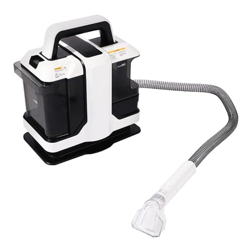 KANBCNG 450W Reinigungsmaschine Tragbarer Teppich-Couch-Tiefenreiniger 11KPA 2 Reinigungsbürsten Handgeführter Kissen Vorhängenreiniger Autos Polsterreiniger Gerät Matratzenreiniger von KANBCNG
