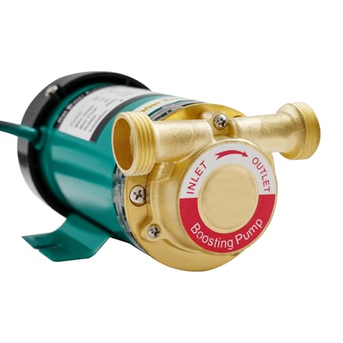 KANBCNG 90W Automatisch Druckerhöhungspumpe 220V / 50Hz Umwälzpumpe 2860rpm Heißwasserpumpe Zirkulationspumpe automatischer Haushalt Booster Pumpe Wasserpumpe Hohe Druckpumpe Förderhöhe 10m von KANBCNG