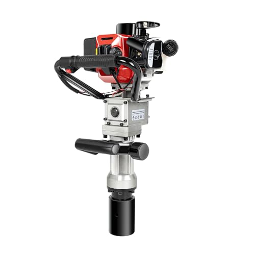 KANBCNG Tragbaren Stapeltreiber Benzinhaufenfahrer 1200-2200r/min Hand Pull Start 32.6cc 2-Takt Benzinmotor Einzelzylinder Stapel Driver Benzin Pfahlramme Pfahlprojekten Erdbohrer Zaun Farm Push KANBCNG Tragbaren Stapeltreiber Benzinhaufenfahrer 1200-2200r/min Hand Pull Start 32.6cc 2-Takt Benzinmotor Einzelzylinder Stapel Driver Benzin Pfahlramme Pfahlprojekten Erdbohrer Zaun Farm Push von KANBCNG