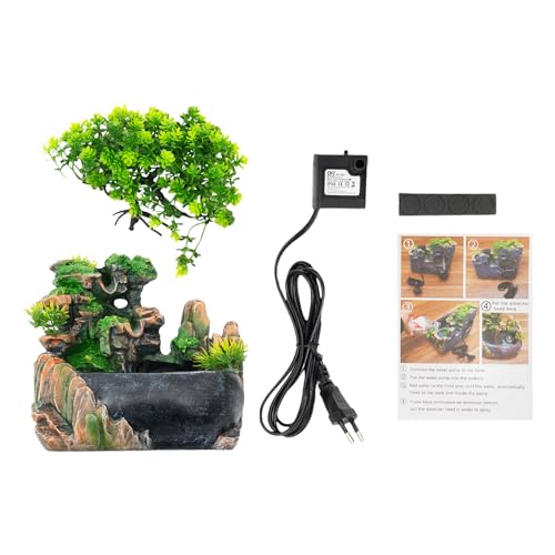 KANBCNG Zimmerbrunnen Wasserfall Balkon Brunnen mit Praktische Pumpe Zimmerbrunnen Grüne Pflanze Brunnen Gartenbrunnen Springbrunnen für Wohnzimmer Eingang Arbeitszimmer 220 V KANBCNG Zimmerbrunnen Wasserfall Balkon Brunnen mit Praktische Pumpe Zimmerbrunnen Grüne Pflanze Brunnen Gartenbrunnen Springbrunnen für Wohnzimmer Eingang Arbeitszimmer 220 V von KANBCNG