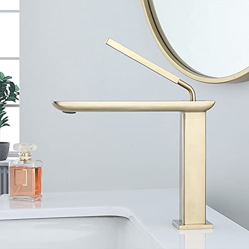 KANBUN Badezimmer -Becken Wasserhahn Deck montiertem Mixer Taps für heißes und kaltes Wasser Einhebelmonobloc Küchenspüle Hahn KANBUN Badezimmer -Becken Wasserhahn Deck montiertem Mixer Taps für heißes und kaltes Wasser Einhebelmonobloc Küchenspüle Hahn von KANBUN