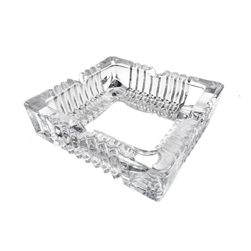KANBUN Crystal Glass Aschenbecher Transparent Office Hotel Personalisiertes Haus verwenden Sie Anti-Staub für Wohnzimmer (en) von KANBUN