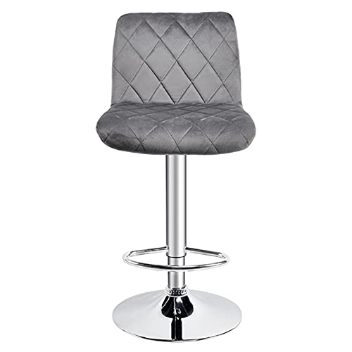 KANBUN Grey Stabanpassung Schwenkstuhl, Hausdekoration Essstühle mit weicher Samt -Rückenlehne mit überbrochenem Pedalen und Metall -Chassis KANBUN Grey Stabanpassung Schwenkstuhl, Hausdekoration Essstühle mit weicher Samt -Rückenlehne mit überbrochenem Pedalen und Metall -Chassis von KANBUN