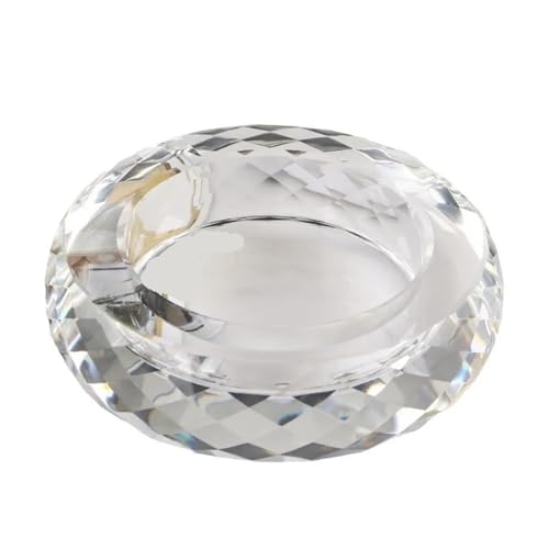 KANBUN Herstellung von Kristallglas Sonnenblume Aschenbecher, Büro und Heimkreative Handwerkskunst (100 mm) von KANBUN